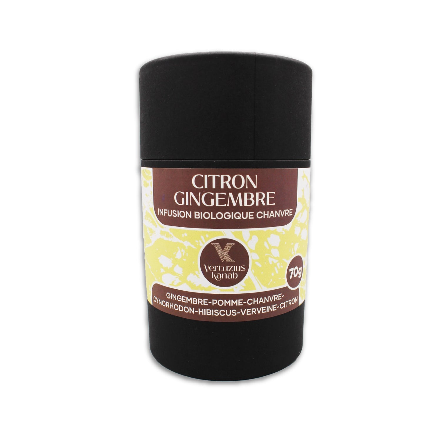 Infusion Chanvre, Citron Gingembre - 70g