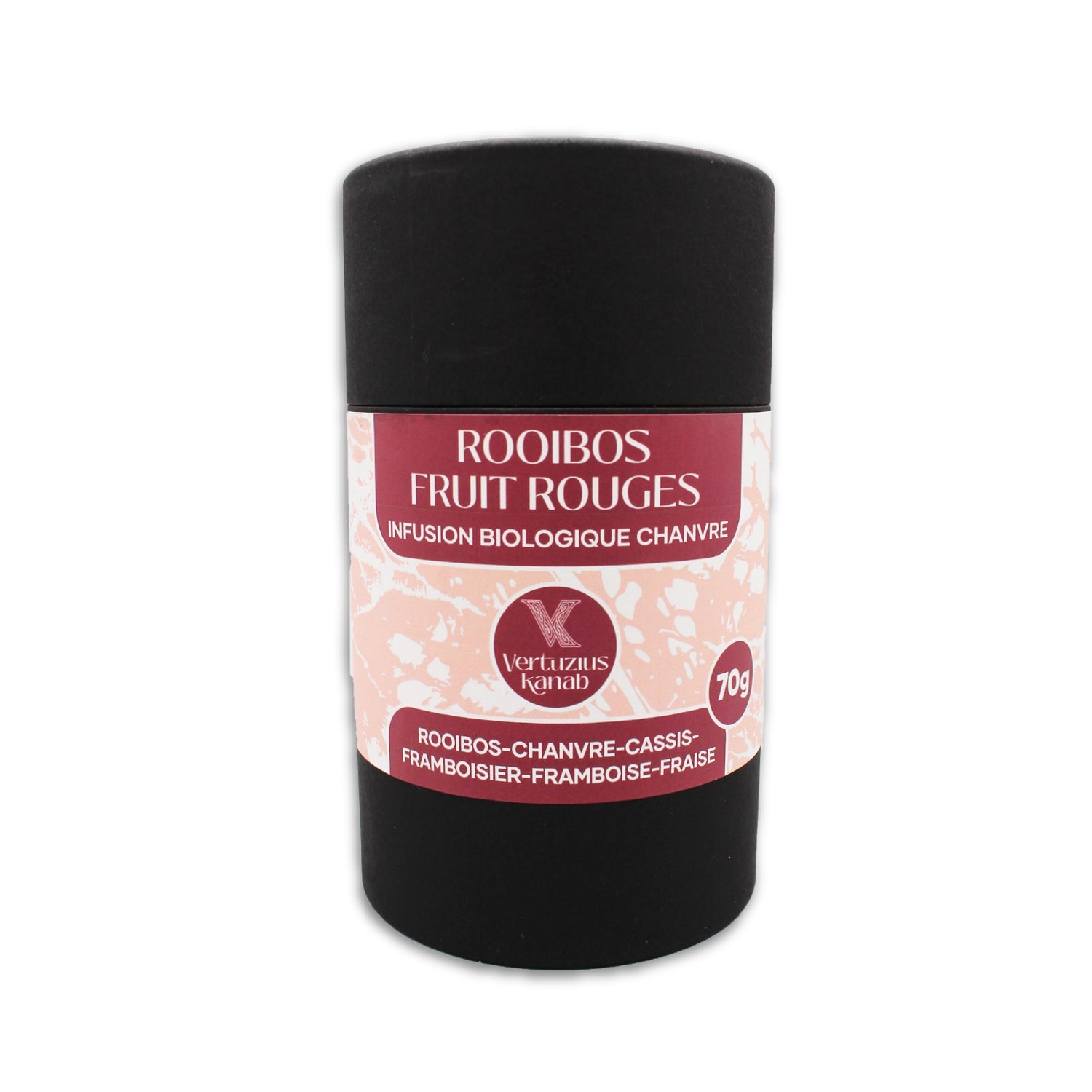 Infusion Chanvre, Rooibos Fruit Rouges Biologique - 70g