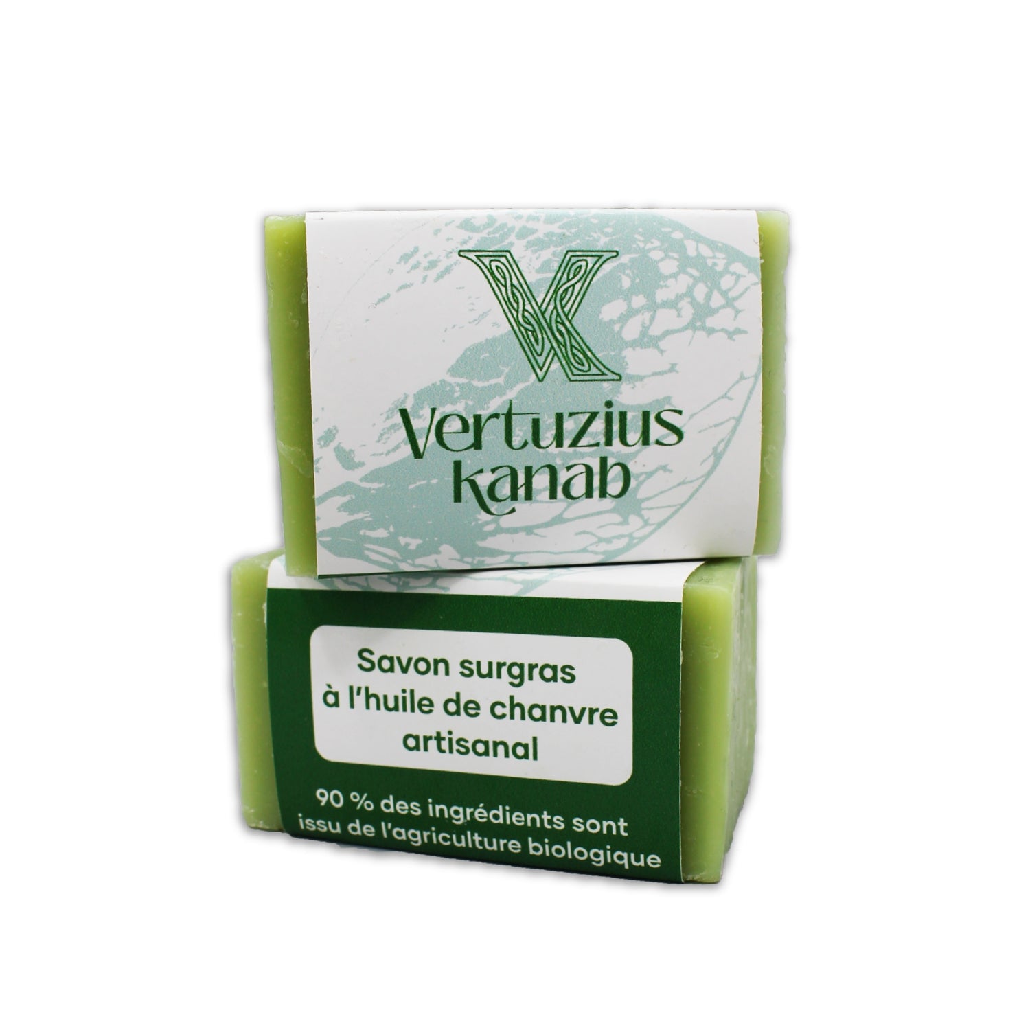 Savon surgras à l’huile de chanvre Artisanal - 100g